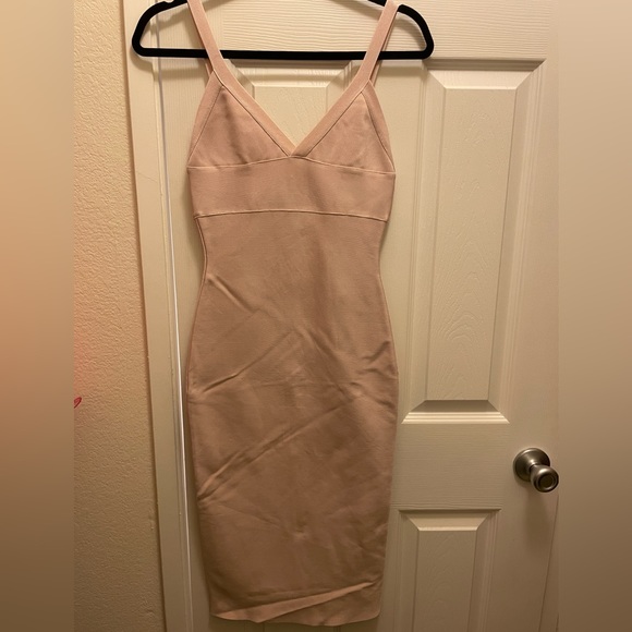 NWT meilun bodycon dress light pink - Picture 2 of 8